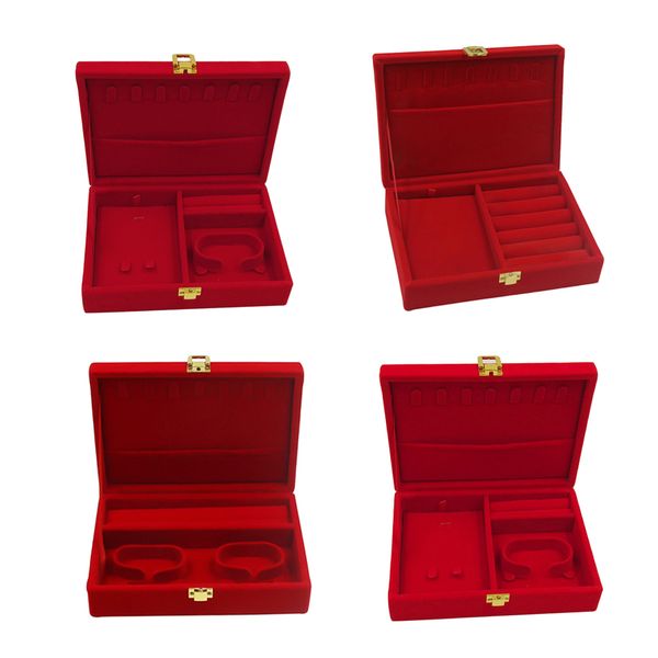 4 pieces multifunctional jewelry display case organizer for ear studs earrings rings, pendant and necklace, Black;white
4 pieces multifunctional jewelry display case organizer for ear studs earrings rings, pendant and necklace, Black;white