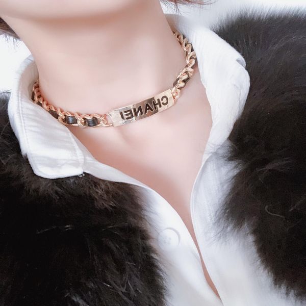 new niche design necklace female tide cold wind korean version of the letter clavicle chain simple personality temperament short par 228, Golden;silver
new niche design necklace female tide cold wind korean version of the letter clavicle chain simple personality temperament short par 228, Golden;silver