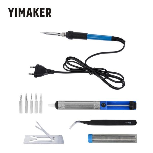 yimaker 60w electric soldering iron adjustable temperature solder iron household electronic welding repair tool
yimaker 60w electric soldering iron adjustable temperature solder iron household electronic welding repair tool