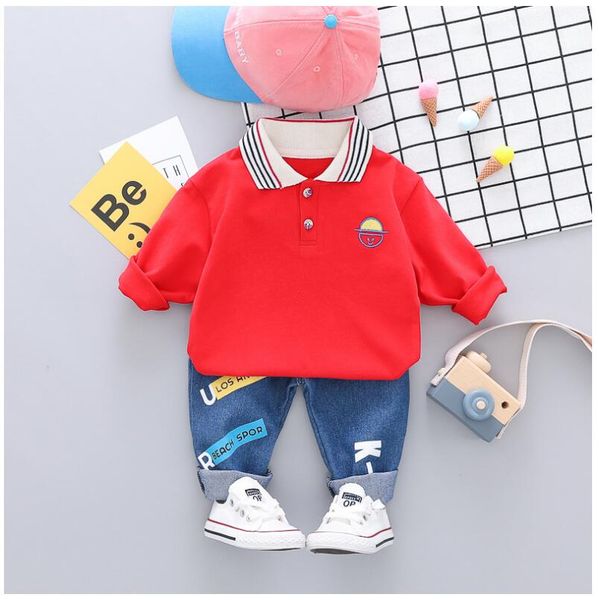toddler boys clothes sets 2019 autumn infant baby clothing suits lapel t shirt pants kids children costume suit, White
toddler boys clothes sets 2019 autumn infant baby clothing suits lapel t shirt pants kids children costume suit, White