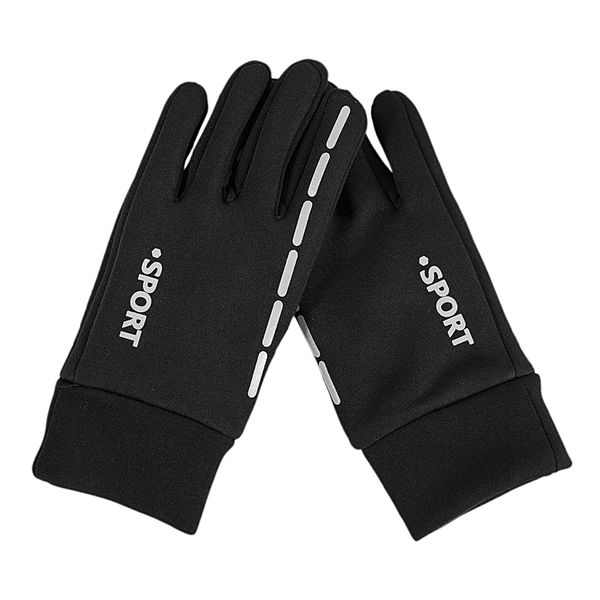 reflective cycling gloves men and women velvet thin sports running gloves for riding travel antiskid outdoor touch-screen glove, Black
reflective cycling gloves men and women velvet thin sports running gloves for riding travel antiskid outdoor touch-screen glove, Black
