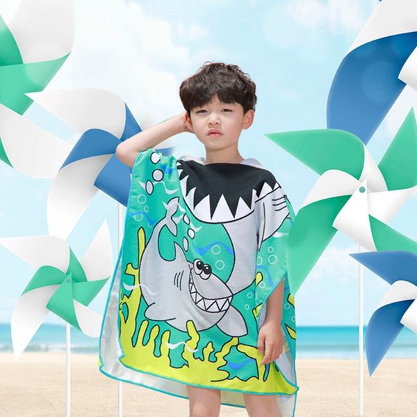 shark children's bath beach towel cloak children's cloak cartoon printed hooded bath towel, Camo
shark children's bath beach towel cloak children's cloak cartoon printed hooded bath towel, Camo