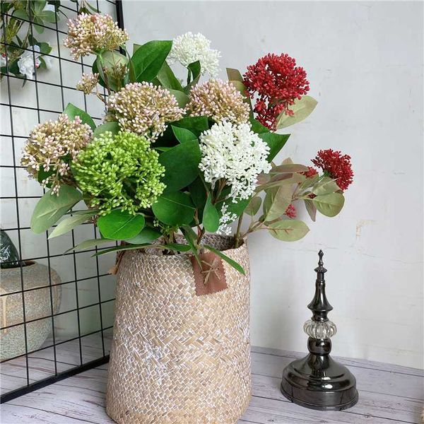 berry fruit branch with leaves for home garden decor plastic artificial flowers white/red flores flower arrangement supplies
berry fruit branch with leaves for home garden decor plastic artificial flowers white/red flores flower arrangement supplies