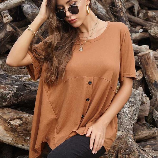new 2020 women's loose large size fat mmt shirt short sleeve printing stitching, White
new 2020 women's loose large size fat mmt shirt short sleeve printing stitching, White