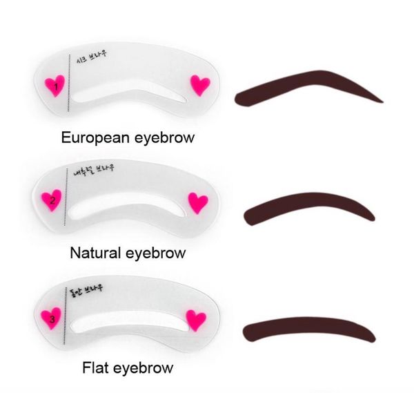 3pc et eyebrow tencil 3type reu able eyebrow drawing guide card brow template diy make up tool
3pc et eyebrow tencil 3type reu able eyebrow drawing guide card brow template diy make up tool