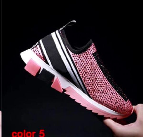 design women's sorrento sneakers, rhinestone crystal men's sneakers stretch mesh black white red sequins runner flat trainers us5
design women's sorrento sneakers, rhinestone crystal men's sneakers stretch mesh black white red sequins runner flat trainers us5