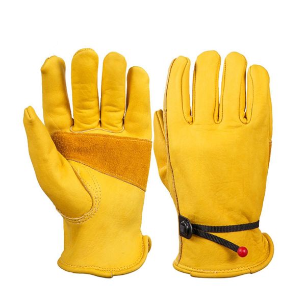 men work gloves cowhide driver security protection wear safety workers welding moto hunting hiking gloves for men women mittens, Black
men work gloves cowhide driver security protection wear safety workers welding moto hunting hiking gloves for men women mittens, Black