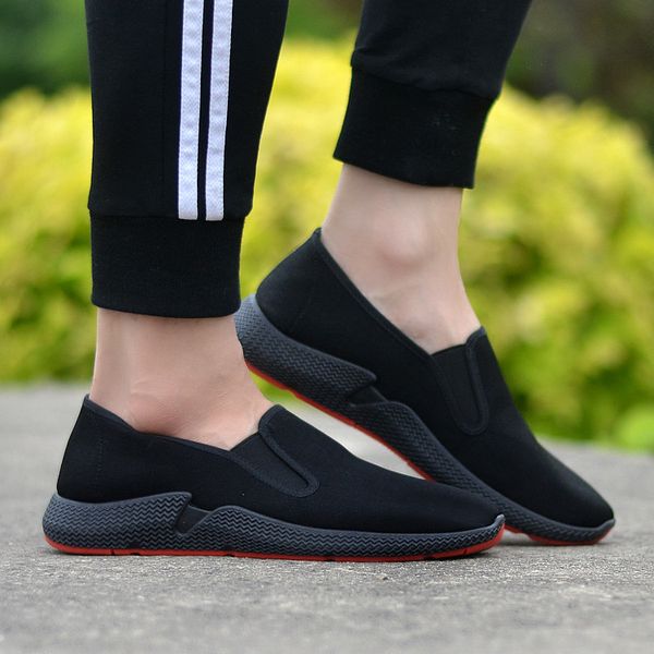 jingyehong old beijing cloth shoes men's casual shoes anti-slip wear-resistant thick bottomed slip-on lazy work driving, Black
jingyehong old beijing cloth shoes men's casual shoes anti-slip wear-resistant thick bottomed slip-on lazy work driving, Black