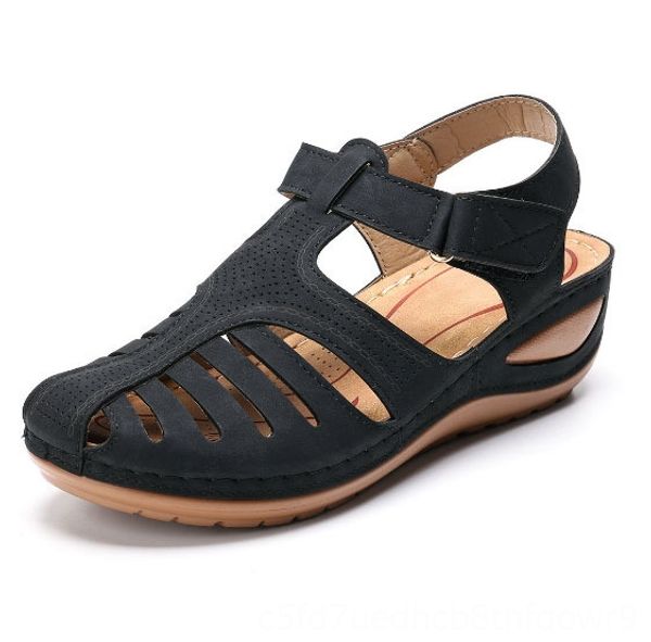 woman 2020 summer leather vintage sandals buckle casual sandals sewing women retro sandalias female ladies platform shoes 3646, Black
woman 2020 summer leather vintage sandals buckle casual sandals sewing women retro sandalias female ladies platform shoes 3646, Black