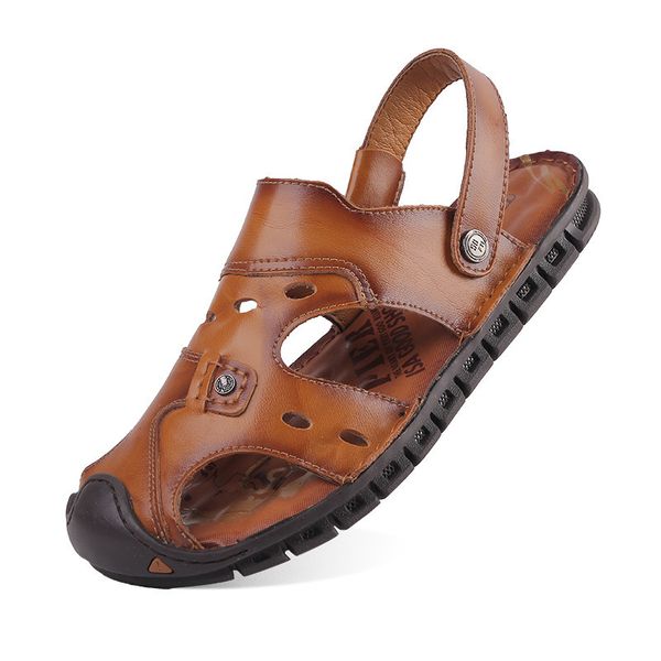 sandalias playa sandal large size cow leather casual soft sole anti slip sandalias beach sandalsen summer shoes men sandals, Black
sandalias playa sandal large size cow leather casual soft sole anti slip sandalias beach sandalsen summer shoes men sandals, Black