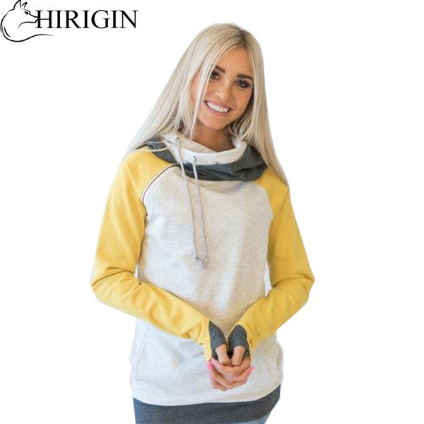 new style in autumn 2017 women hoodies patchwork long sleeve jumper hooded pullover sweatshirt, Black
new style in autumn 2017 women hoodies patchwork long sleeve jumper hooded pullover sweatshirt, Black