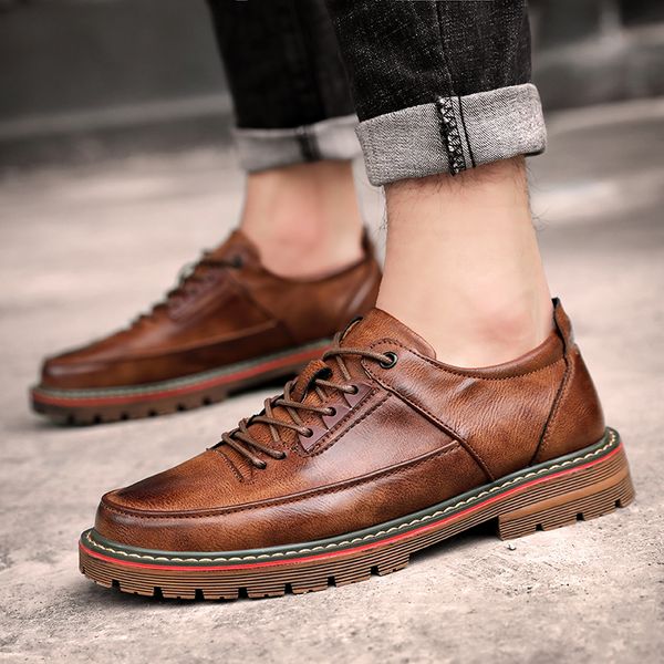 british style 2019 men casual dress shoes male oxfords office shoes men wedding party leather fashion patchwork oxfords, Black
british style 2019 men casual dress shoes male oxfords office shoes men wedding party leather fashion patchwork oxfords, Black
