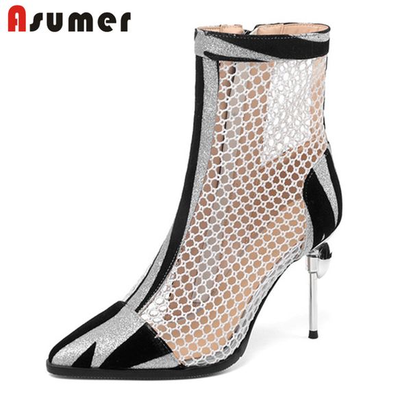 asumer 2020 plus size 33-50 summer boots hollow out pointed toe super high heel party prom shoes crystal women ankle boots, Black
asumer 2020 plus size 33-50 summer boots hollow out pointed toe super high heel party prom shoes crystal women ankle boots, Black
