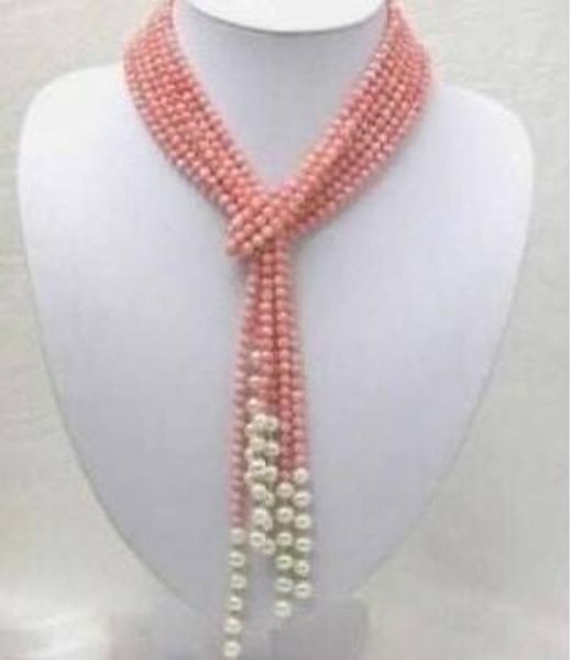 wholesale beautiful 1 strands 50 inch coral pink freshwater pearl necklace, Silver
wholesale beautiful 1 strands 50 inch coral pink freshwater pearl necklace, Silver