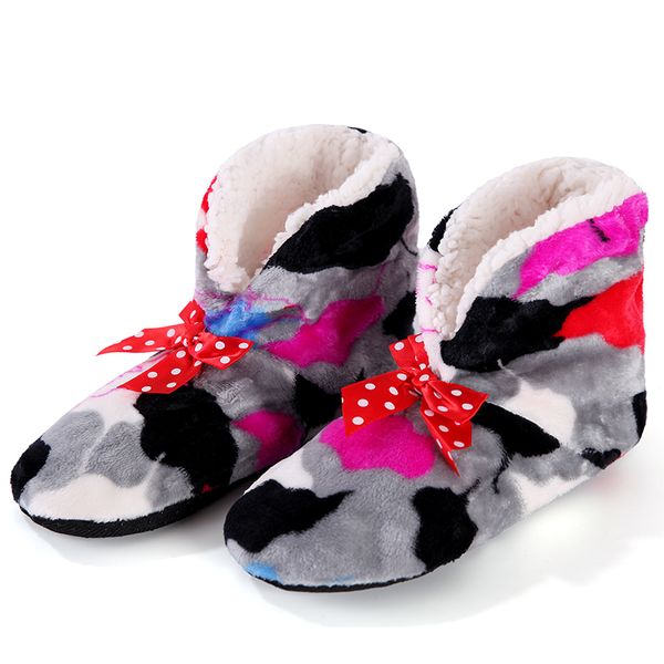 mntrerm 2018 winter women home slipper indoor soft slippers warm contton printing house plush shoes suitable for giving gifts, Black
mntrerm 2018 winter women home slipper indoor soft slippers warm contton printing house plush shoes suitable for giving gifts, Black
