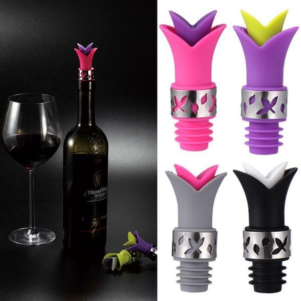 2018 lily wine bottle sers silicone approved food grade durable wine pourer bar tools drop sliquid pourer ser fa2161
2018 lily wine bottle sers silicone approved food grade durable wine pourer bar tools drop sliquid pourer ser fa2161