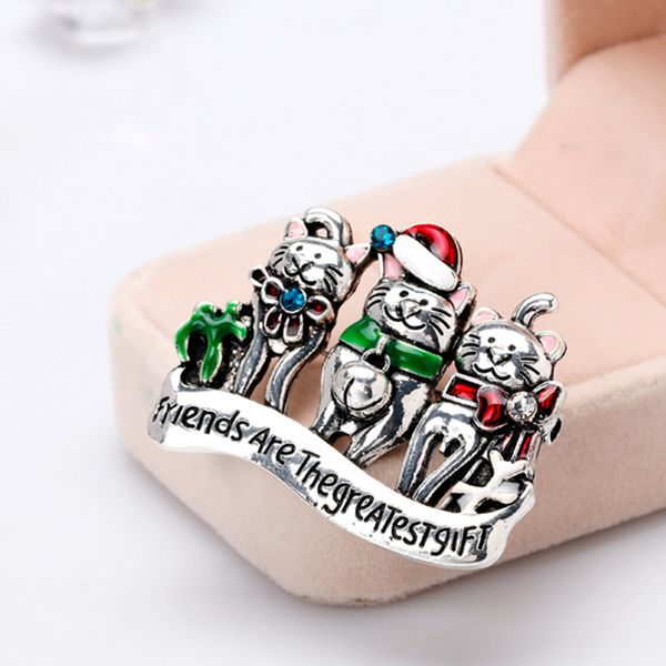christmas cat brooch cute jewelry clothing accessories sweet fun cartoon christmas gift personality entertainment, Gray
christmas cat brooch cute jewelry clothing accessories sweet fun cartoon christmas gift personality entertainment, Gray