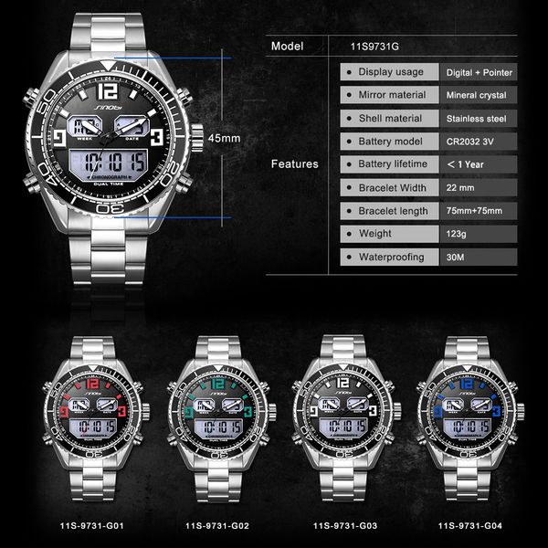cwp 2021 SINOBI Men Watch Fashion Quartz Sports Watches Stainless Steel Mens Top Brand Business Waterproof Wrist, Khaki
cwp 2021 SINOBI Men Watch Fashion Quartz Sports Watches Stainless Steel Mens Top Brand Business Waterproof Wrist, Khaki