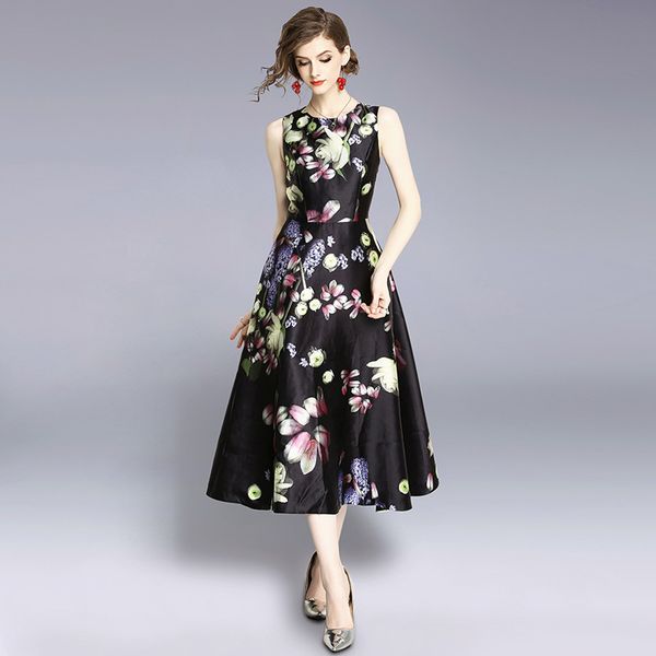 2019 summer women evening party dress black floral printed fashion casual formal evening gowns celebrity prom dresses sleeveless, White;black
2019 summer women evening party dress black floral printed fashion casual formal evening gowns celebrity prom dresses sleeveless, White;black