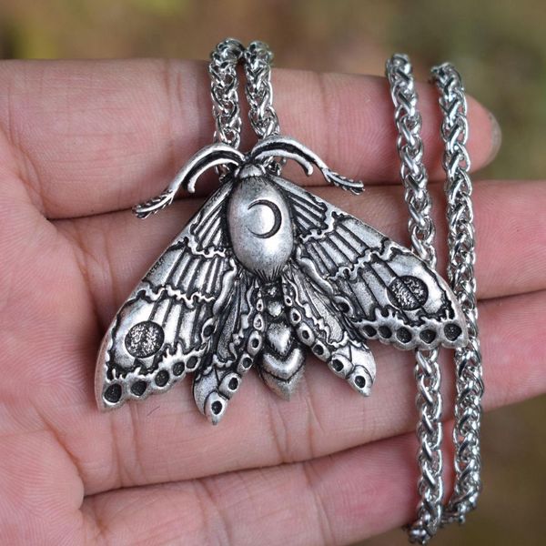 12pcs dead head moth necklace insect moon butterfly pendant necklace sanlan jewelry, Silver
12pcs dead head moth necklace insect moon butterfly pendant necklace sanlan jewelry, Silver