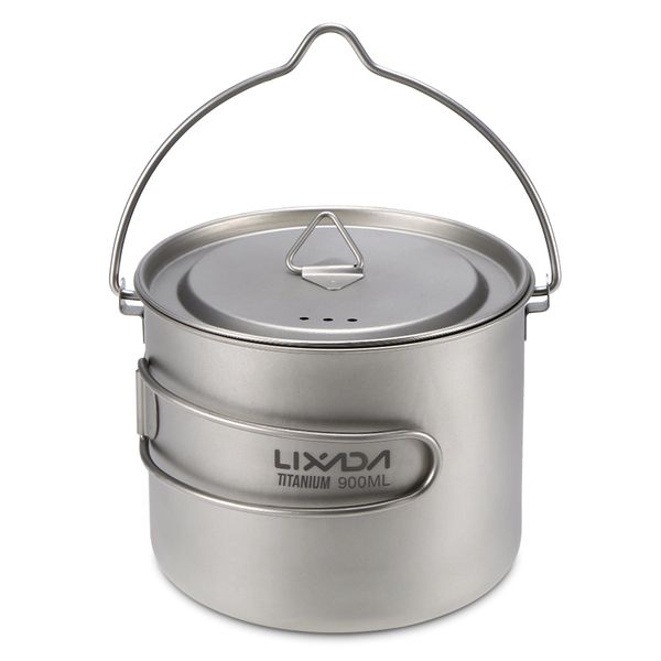 lixada 900ml titanium cup pot portable water cup hanging camping pot with lid and foldable handle for outdoor hiking picnic
lixada 900ml titanium cup pot portable water cup hanging camping pot with lid and foldable handle for outdoor hiking picnic