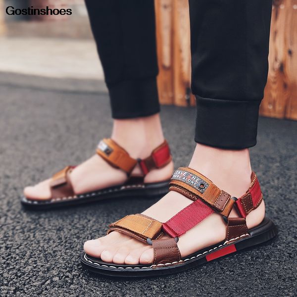 mens sandals cow leather summer sandles mens full grain leather light weight chaussure homme sandalen, Black
mens sandals cow leather summer sandles mens full grain leather light weight chaussure homme sandalen, Black