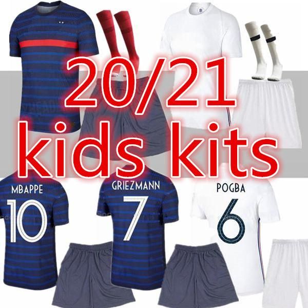 new 2020 2021 france kids soccer jersey mbappe griezmann kante pogba maillot de foot euro 20 2021 kids kits set football shirts uniform, Black
new 2020 2021 france kids soccer jersey mbappe griezmann kante pogba maillot de foot euro 20 2021 kids kits set football shirts uniform, Black
