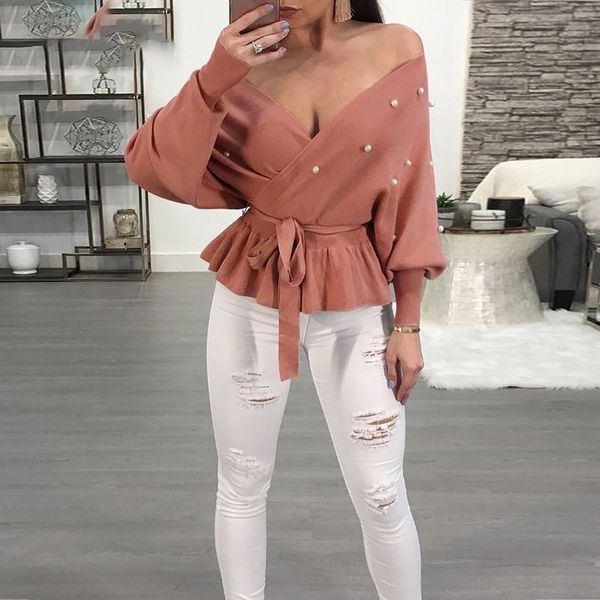 womens designer sweaters designer sweater women off shoulder pearl peplum pullover vintage knitted casual jumper winter pullover, White;black
womens designer sweaters designer sweater women off shoulder pearl peplum pullover vintage knitted casual jumper winter pullover, White;black