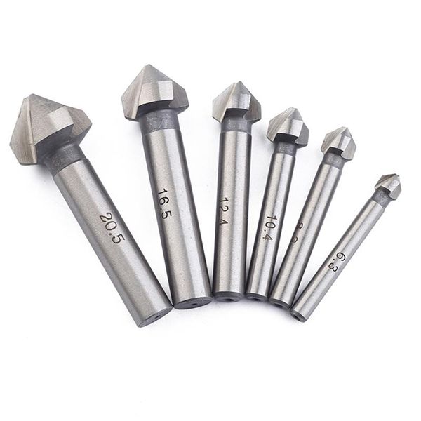6 pcs round shank single-end deburring tool set cobalt countersink tool for cutting holes insulation boards drill bit
6 pcs round shank single-end deburring tool set cobalt countersink tool for cutting holes insulation boards drill bit
