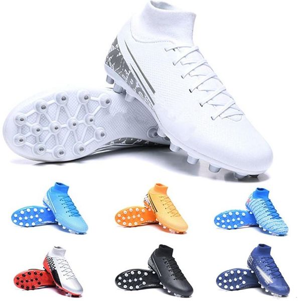 youth kids mercurial superfly 7 vii academy ag football shoes black dream speed new lights soccer boots junior cleat under the rad void blue 
youth kids mercurial superfly 7 vii academy ag football shoes black dream speed new lights soccer boots junior cleat under the rad void blue