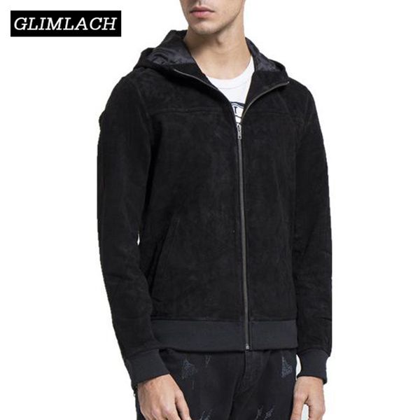 men hooded design genuine leather bomber jacket 2019 slim pilot real leather aviation flight pigskin suede short coats clothes, Black
men hooded design genuine leather bomber jacket 2019 slim pilot real leather aviation flight pigskin suede short coats clothes, Black