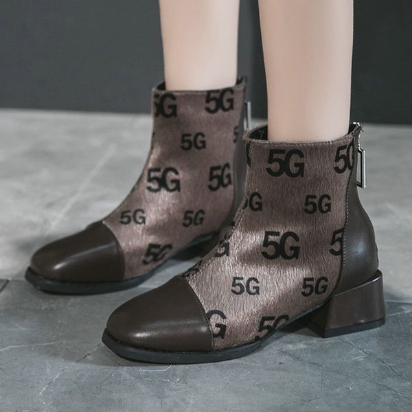 plus size 35-52 nice new ankle boots women autumn retro style letter 5g shoes woman high heels young female ins popular boot, Black
plus size 35-52 nice new ankle boots women autumn retro style letter 5g shoes woman high heels young female ins popular boot, Black