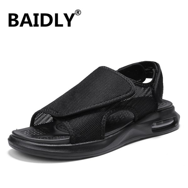 sandals summer men air cushion outdoor shoes for male casual classic water walking beach sandalia, Black
sandals summer men air cushion outdoor shoes for male casual classic water walking beach sandalia, Black