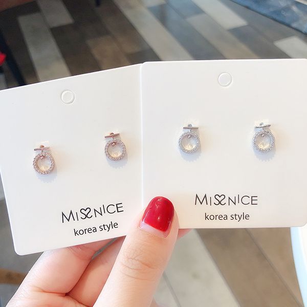 korea new delicate micro paved cubic zircon circle stud earrings for women fashion bijoux femme brincos party ear accessories, Golden;silver
korea new delicate micro paved cubic zircon circle stud earrings for women fashion bijoux femme brincos party ear accessories, Golden;silver