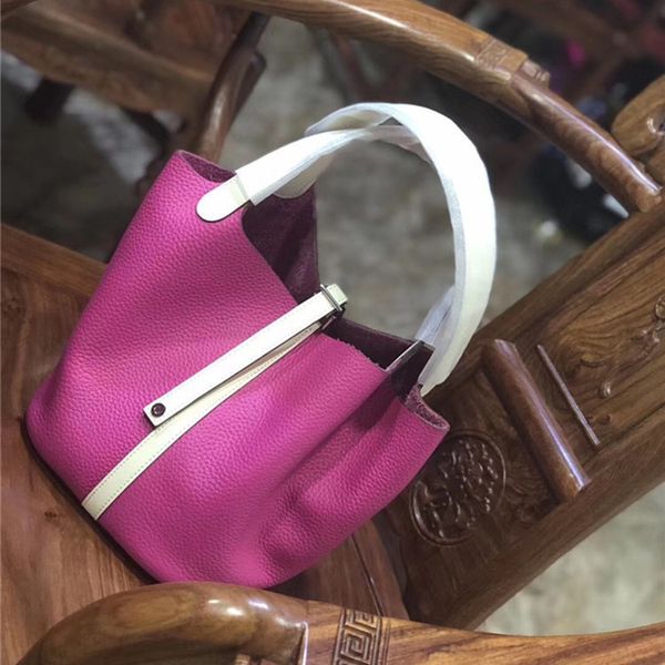 genuine leather basket bag bucket package spelling color will capacity small lock handbag ma'am a wrist head layer cowhide
genuine leather basket bag bucket package spelling color will capacity small lock handbag ma'am a wrist head layer cowhide