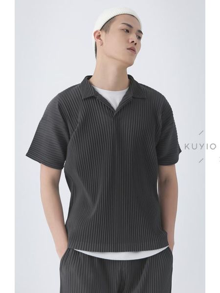 manual pressure folds miyake men profile drop shoulder foundation retro-short-sleeve shirt ropa de hombre mens clothing, White;black
manual pressure folds miyake men profile drop shoulder foundation retro-short-sleeve shirt ropa de hombre mens clothing, White;black