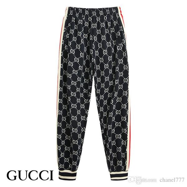 fashion new letter embroidery stitching casual pants sports pants stitching thin section ribbon personality casual trousers, Black
fashion new letter embroidery stitching casual pants sports pants stitching thin section ribbon personality casual trousers, Black