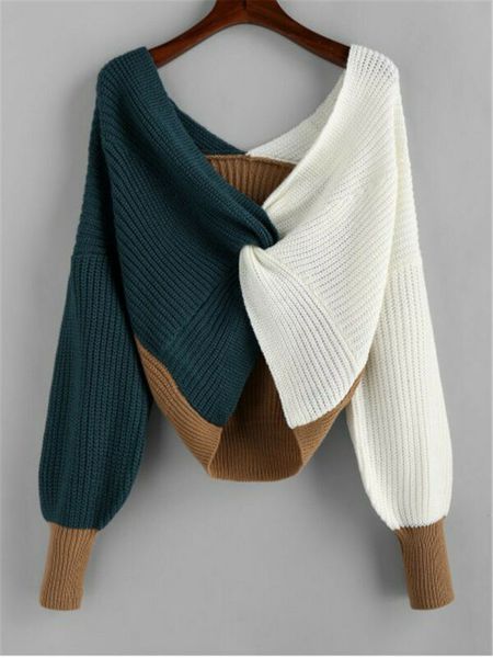 2020 new women winter long sleeve v-neck sweater ladies casual crop sweatshirt jumper pullover autumn clothes, White;black
2020 new women winter long sleeve v-neck sweater ladies casual crop sweatshirt jumper pullover autumn clothes, White;black
