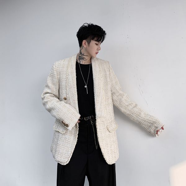 men suit jacket women autumn winter slim fit sequin shining casual outerwear male streetwear vintage blazer coat stage clothes, White;black
men suit jacket women autumn winter slim fit sequin shining casual outerwear male streetwear vintage blazer coat stage clothes, White;black