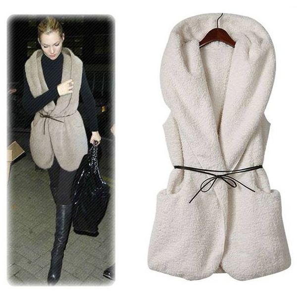 women autumn&winter solid color casual all-match warm lamb jacket sleeveless bow-knot decoration plush vest jacket, Black;white
women autumn&winter solid color casual all-match warm lamb jacket sleeveless bow-knot decoration plush vest jacket, Black;white