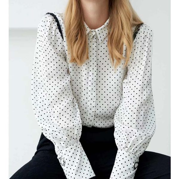 cosmicchic 2020 women's point white shirt long lantern sleeve elegant retro lapel lace single-breasted blusas
cosmicchic 2020 women's point white shirt long lantern sleeve elegant retro lapel lace single-breasted blusas