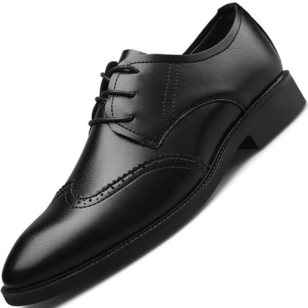 black formal dress shoes for men british designer leather men brogue elegant shoe comfort pointed toe wedding flats
black formal dress shoes for men british designer leather men brogue elegant shoe comfort pointed toe wedding flats