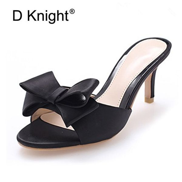 2020 new design bow open toe thin high heel slippers summer outdoor slip on dress shoes ladies elegant slides sandal women mules, Black
2020 new design bow open toe thin high heel slippers summer outdoor slip on dress shoes ladies elegant slides sandal women mules, Black