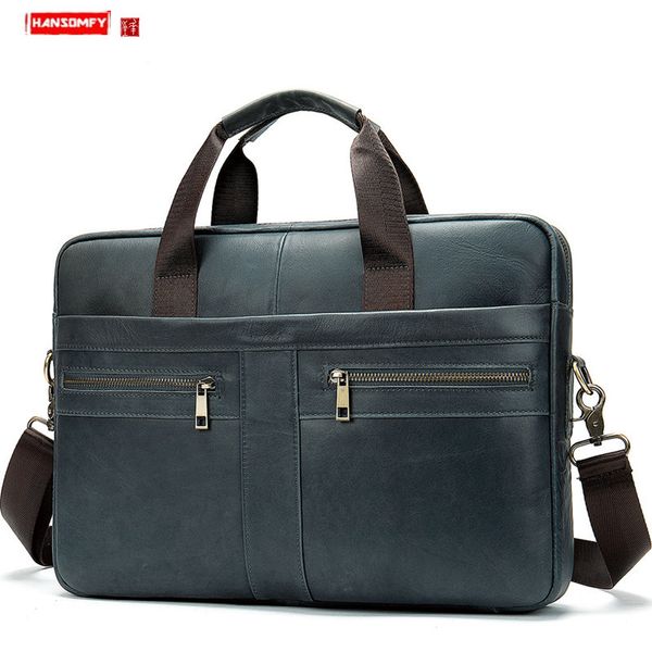 2020 business men's briefcase leather men handbags large capacity 15.6 inch lapbag male cowhide travel shoulder bags
2020 business men's briefcase leather men handbags large capacity 15.6 inch lapbag male cowhide travel shoulder bags