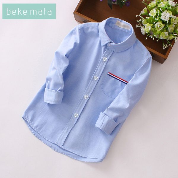 beke mata kids shirts boys long sleeve autumn 2018 solid school shirts for boys cotton turn-down collar tollder bopy clothes, White;black
beke mata kids shirts boys long sleeve autumn 2018 solid school shirts for boys cotton turn-down collar tollder bopy clothes, White;black