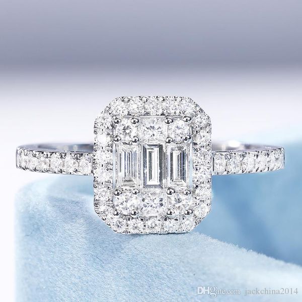 never fade luxury jewelry 100% pure 925 sterling silver princess cut white z cz diamond t style women wedding band ring for lovers' gif, Slivery;golden
never fade luxury jewelry 100% pure 925 sterling silver princess cut white z cz diamond t style women wedding band ring for lovers' gif, Slivery;golden