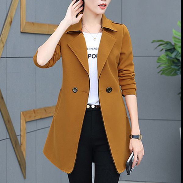 fashion simple windbreaker coat female spring autumn new version self-cultivation thin large size women's loose windbreaker coat, Tan;black
fashion simple windbreaker coat female spring autumn new version self-cultivation thin large size women's loose windbreaker coat, Tan;black