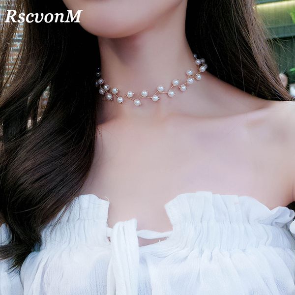 simulated pearl clavicle chain female bride wedding choker necklace simple neck jewelry korean collar necklace, Golden;silver
simulated pearl clavicle chain female bride wedding choker necklace simple neck jewelry korean collar necklace, Golden;silver