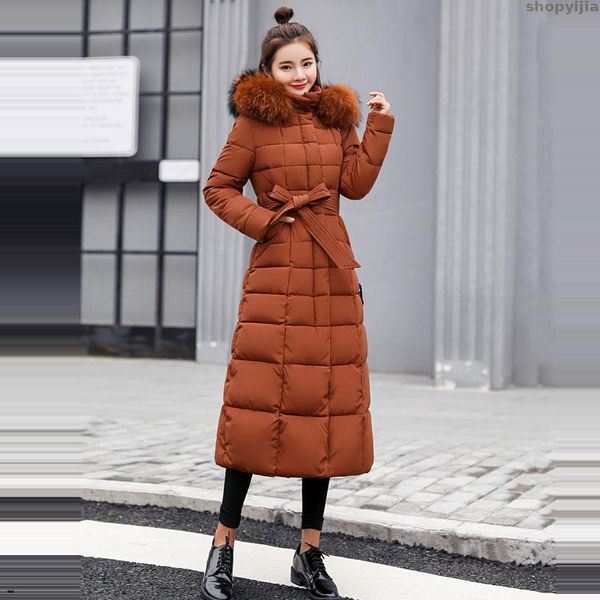 new long skirt female thick coat fashion bow belt fur collar coat winter female warm, Black
new long skirt female thick coat fashion bow belt fur collar coat winter female warm, Black