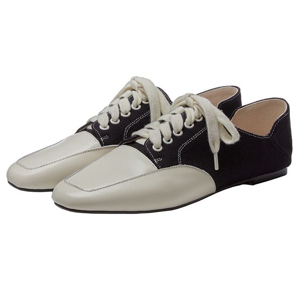summer shoes square toe female shoes lace-up women sneakers genuine leather casual sneakers walking college style woman, Black
summer shoes square toe female shoes lace-up women sneakers genuine leather casual sneakers walking college style woman, Black